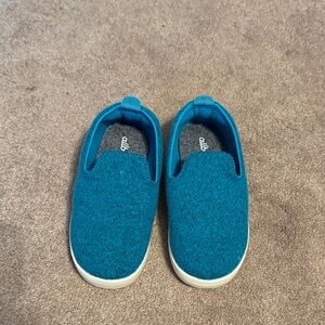 allbirds Kids Teal Slip-On Wool Sneakers — Bright Teal
